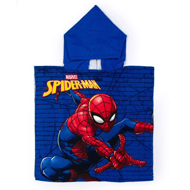 Παιδικό Πόντσο (50x100) Dimcol Spider-Man 04 Blue