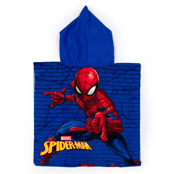 Παιδικό Πόντσο (50x100) Dimcol Spider-Man 04 Blue