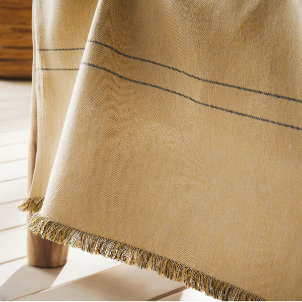 Ριχτάρι Πολυθρόνας (180x180) Gofis Home Ziyi Wheat Yellow 339/04