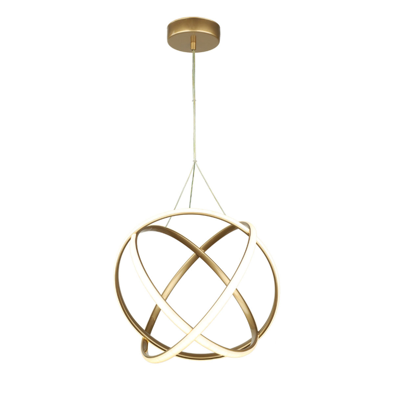 Φωτιστικό Οροφής LED 3 CCT Heronia Atomic/40 01-0407 Gold Mat