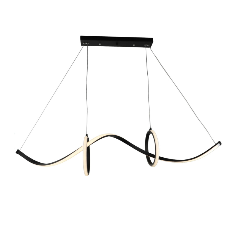 Φωτιστικό Οροφής LED 3 CCT Heronia Zeus 01-0408 Black