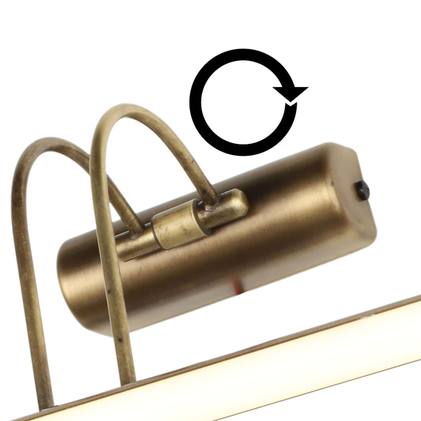 Απλίκα Τοίχου LED 3 CCT Heronia Curve 01-0400 Gold Mat