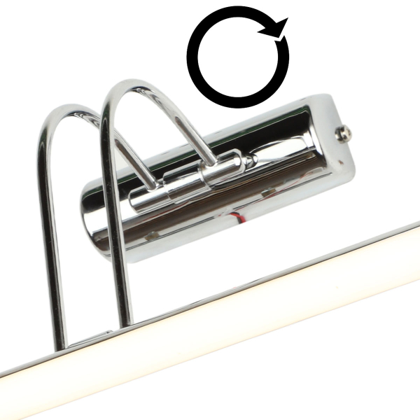 Απλίκα Τοίχου LED 3 CCT Heronia Curve 01-0401 Nikel