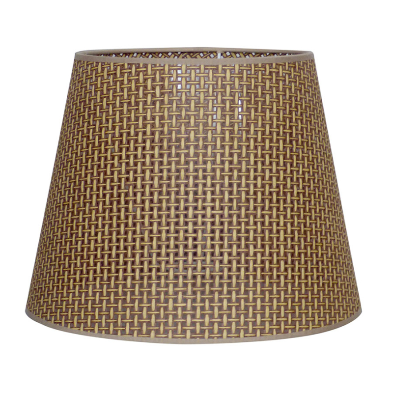 Καπέλο Φωτιστικού Για Ντουί E27 Heronia 14-0332 Καφέ