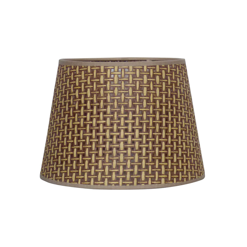 Καπέλο Φωτιστικού Για Ντουί E27 Heronia 14-0333 Καφέ