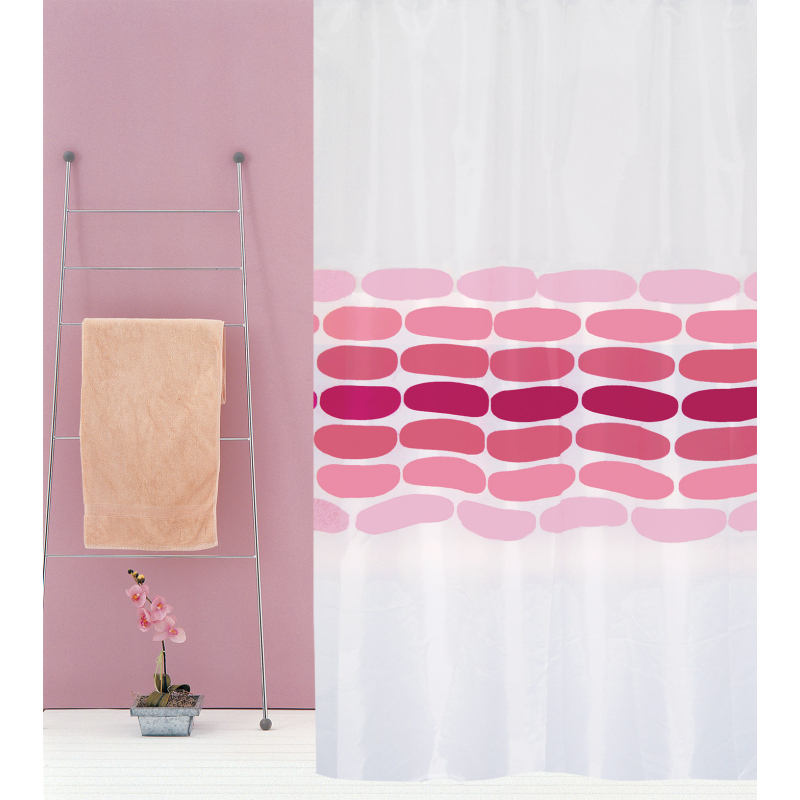 Κουρτίνα Μπάνιου (180x200) Με Κρίκους San Lorentzo Brick