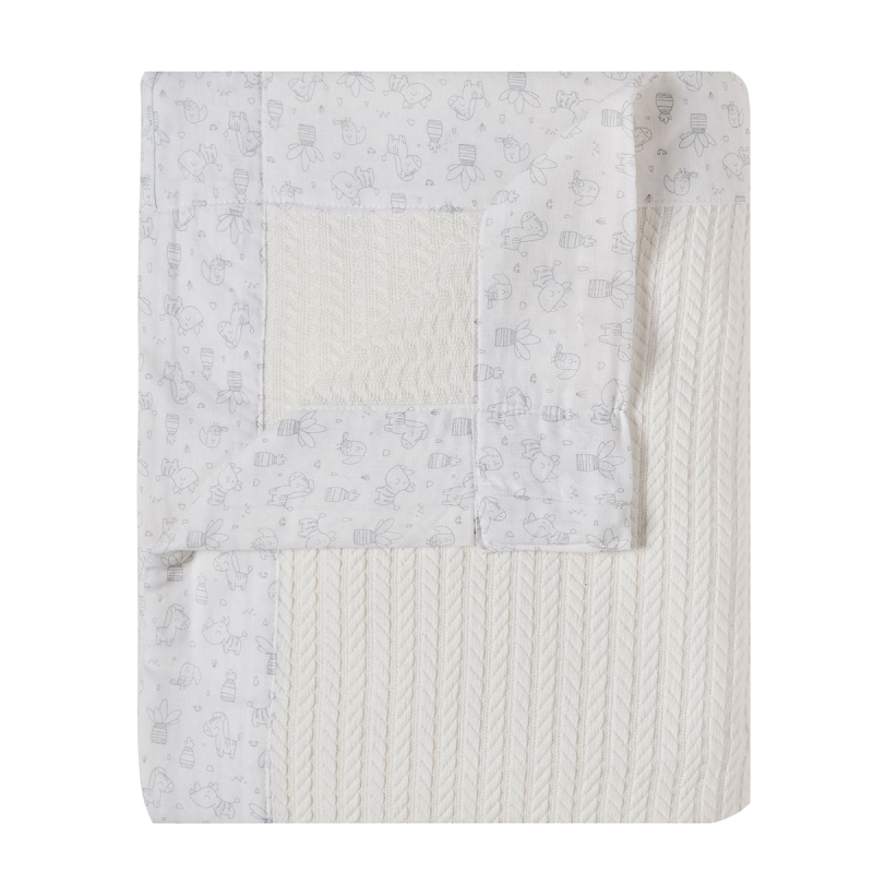 Κουβέρτα Πλεκτή Αγκαλιάς (80x100) Kentia Stylish Vivari