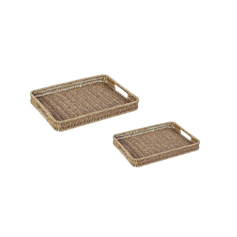 Δίσκοι Διακόσμησης (Σετ 2τμχ) Espiel Μπεζ KOD134