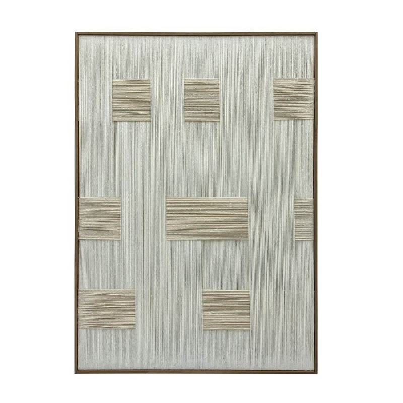 Πίνακας Με Κορνίζα (50x70) Espiel Μπεζ NIM104