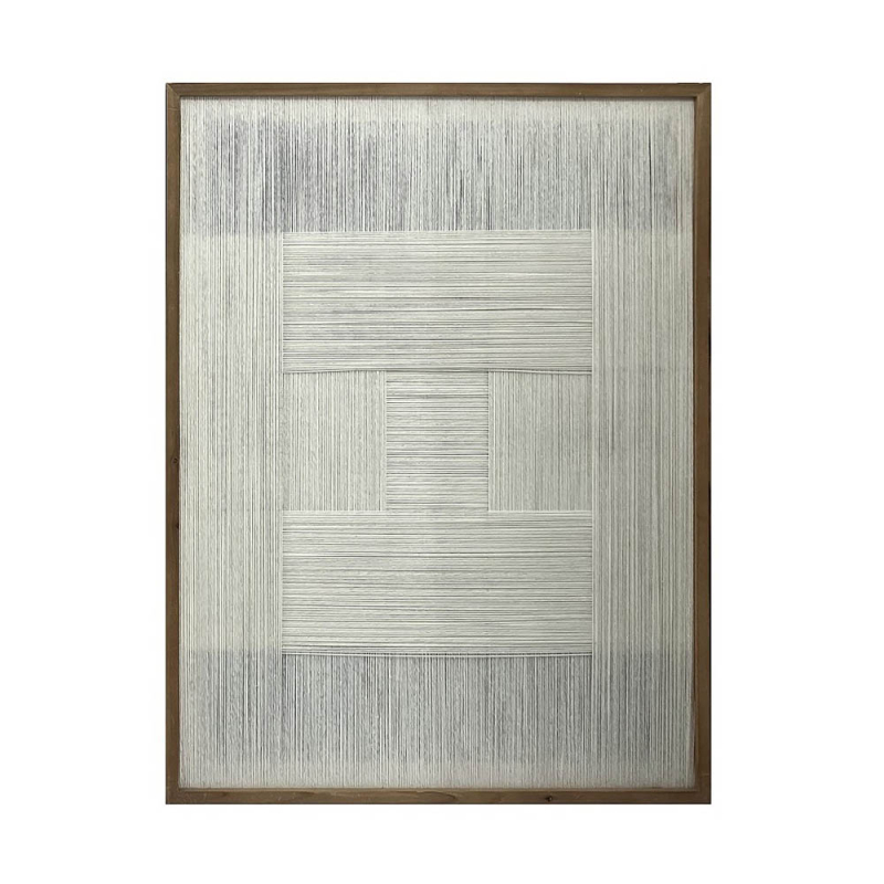 Πίνακας Με Κορνίζα (60x80) Espiel Μπεζ/Γκρι NIM110