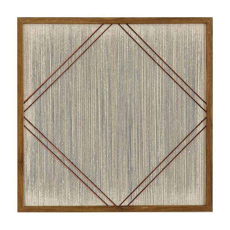 Πίνακας Με Κορνίζα (50x50) Espiel Μπεζ/Καφέ NIM115