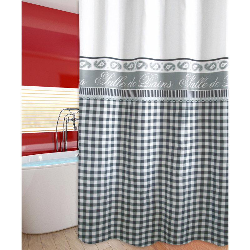 Κουρτίνα Μπάνιου (180x200) Με Κρίκους San Lorentzo Salle De Bain