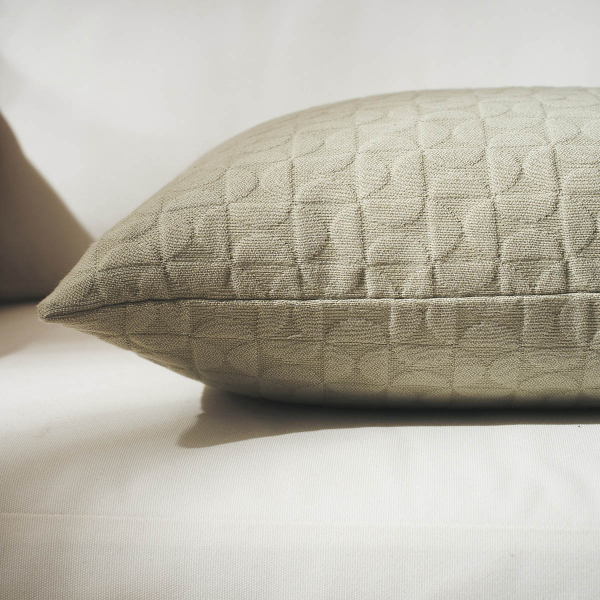 Διακοσμητική Μαξιλαροθήκη (50x50) Gofis Home Eliena Smoke Green 402/07