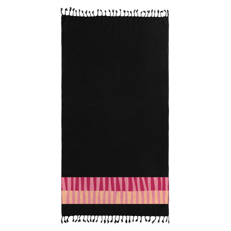 Πετσέτα Θαλάσσης - Παρεό (90x170) Guy Laroche Pestemal 23 Black