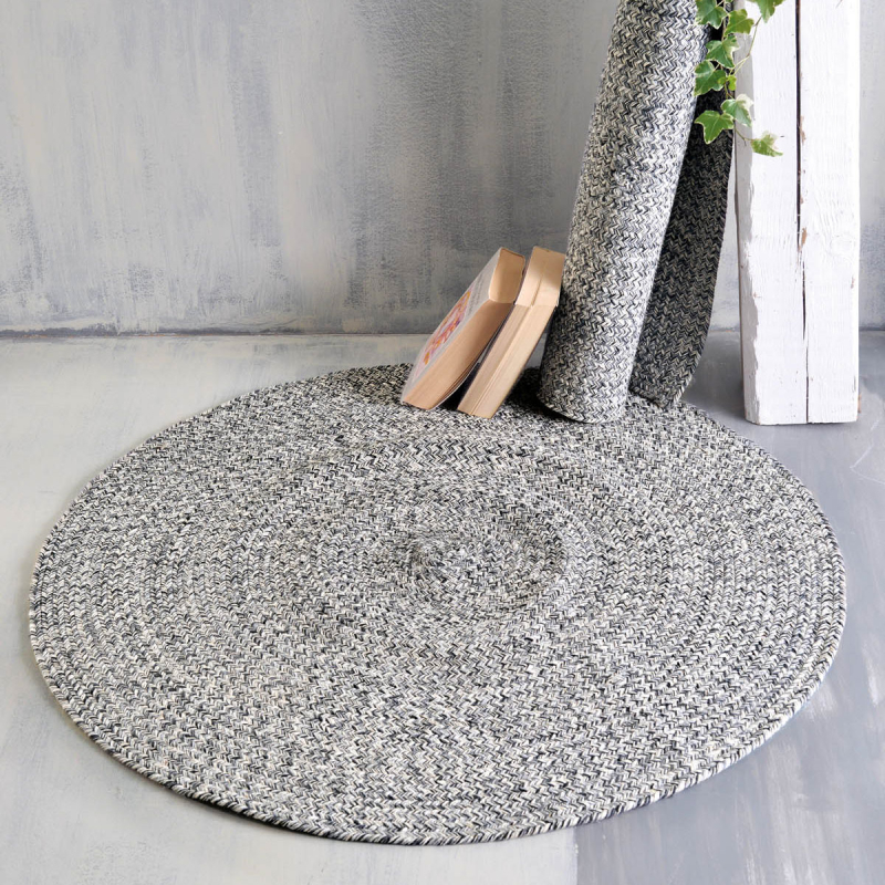 Στρογγυλό Χαλί All Season (Φ120) Rythmos Almira Beige