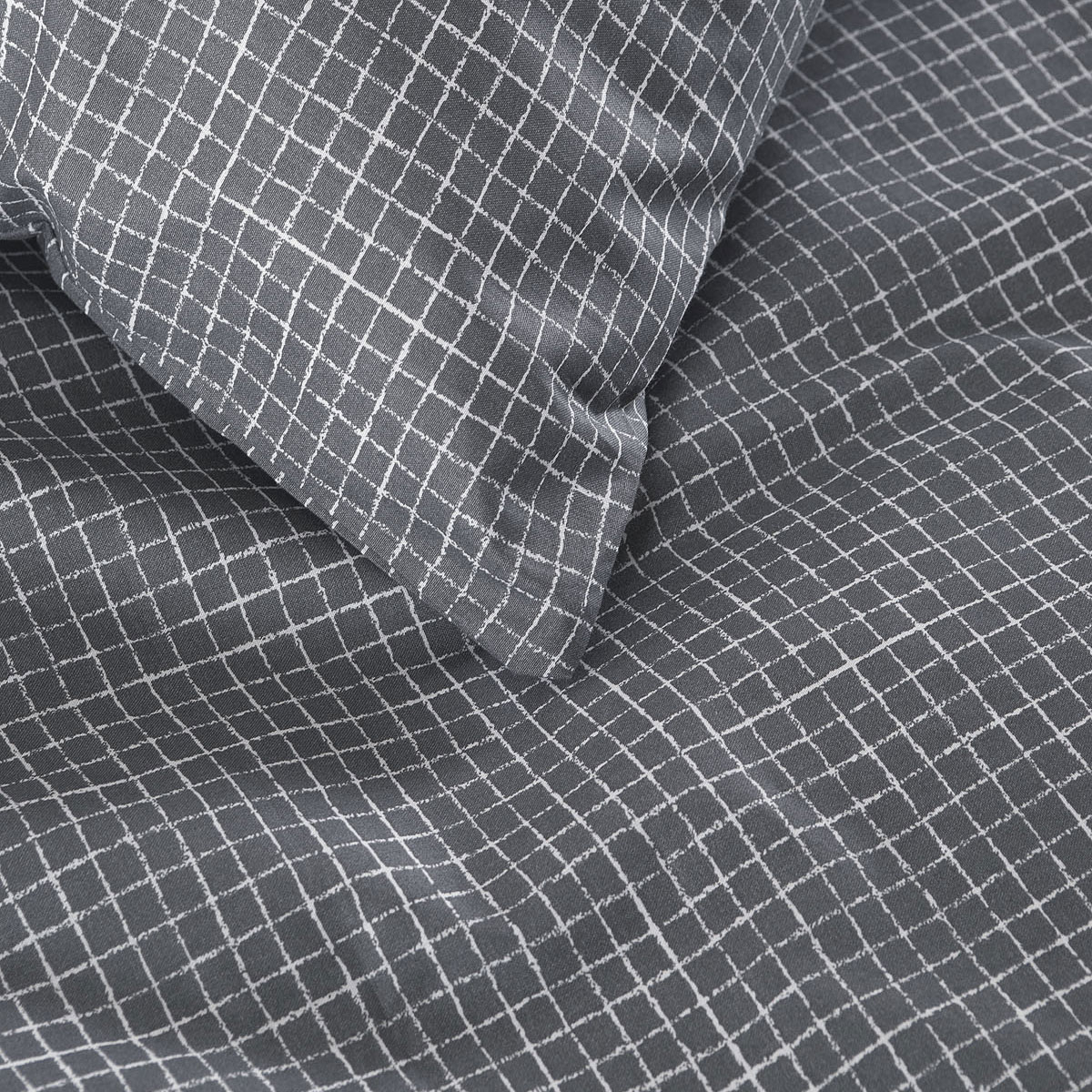 Σεντόνια Υπέρδιπλα (Σετ) Rythmos Diva Pacify Grey με Λάστιχο 160X205+25 Home Λευκά Είδη Κρεβατοκάμαρας Spitishop