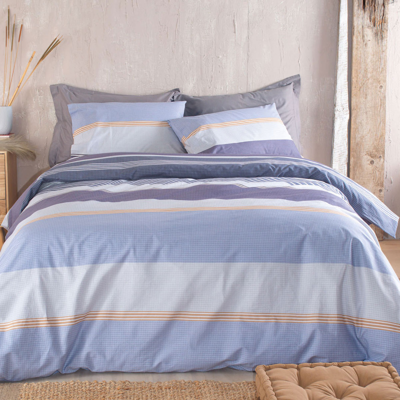 Σεντόνια Υπέρδιπλα (Σετ) Rythmos Diva Boost Blue