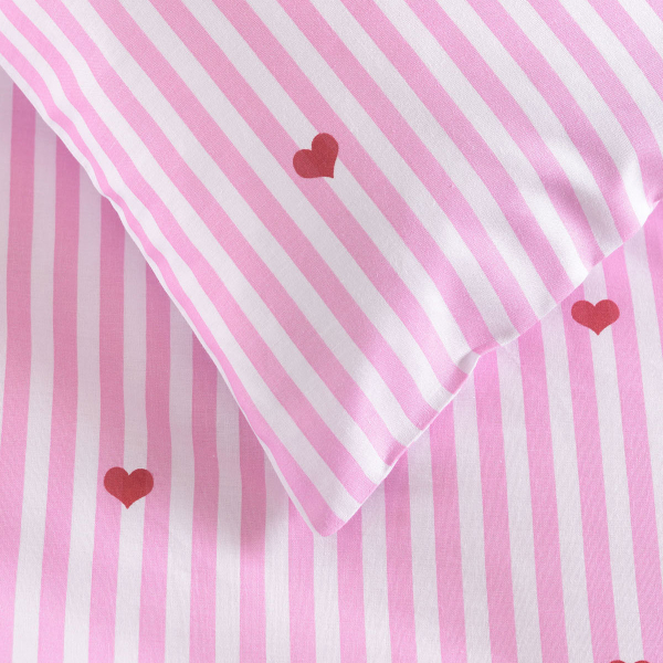 Ζεύγος Μαξιλαροθήκες (50x70) Rythmos Symbol Young Heart