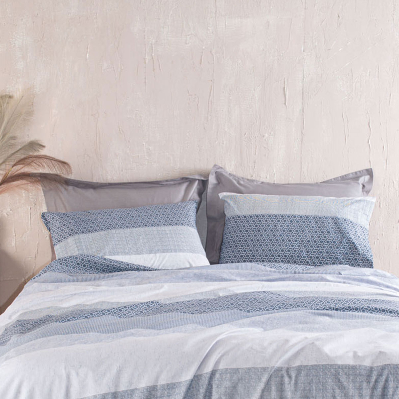 Ζεύγος Μαξιλαροθήκες (50x70) Rythmos Next Robin Blue