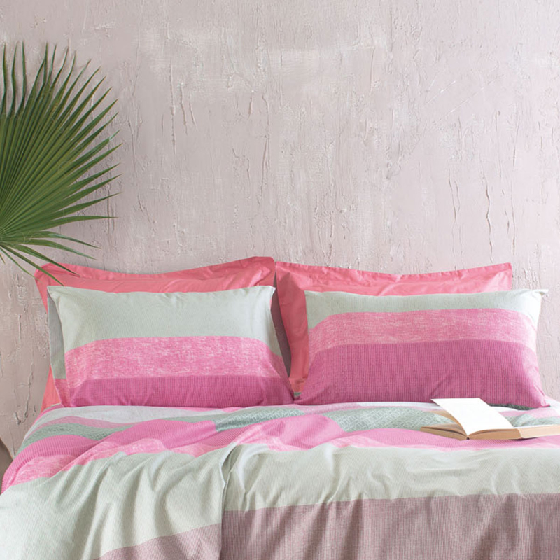 Ζεύγος Μαξιλαροθήκες (50x70) Rythmos Next Robin Pink