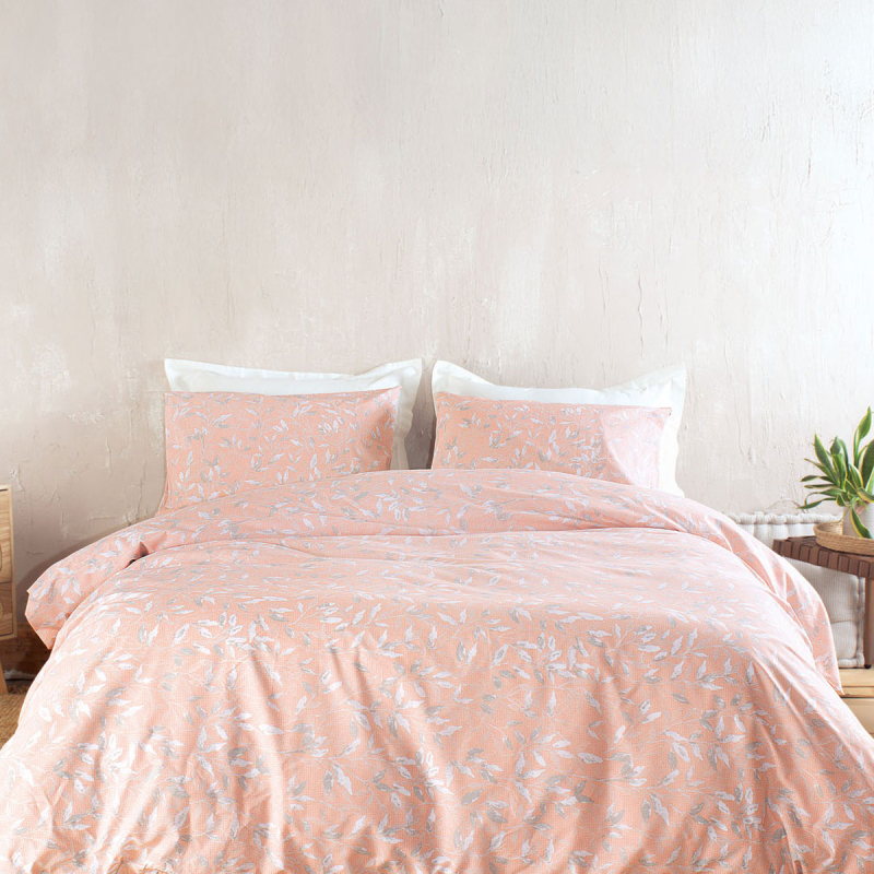 Παπλωματοθήκη Υπέρδιπλη (Σετ 225x250) Rythmos Next Loreta Pink