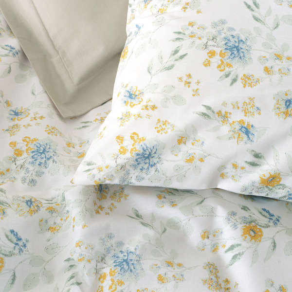 Παπλωματοθήκη Υπέρδιπλη (Σετ 225x250) Rythmos Diva Sorin Blue