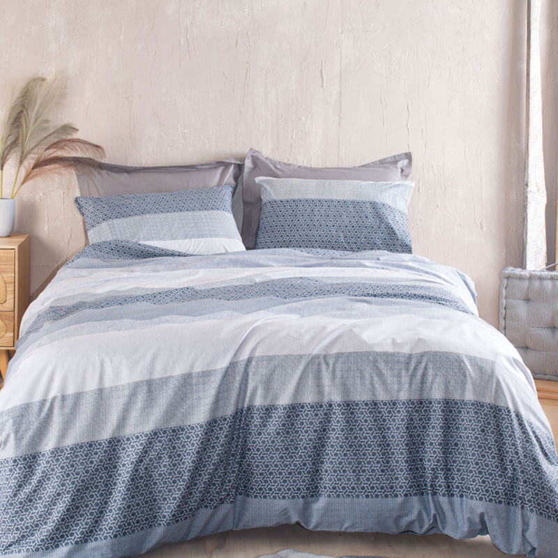 Πάπλωμα Υπέρδιπλo (Σετ 220x240) Rythmos Next Robin Blue