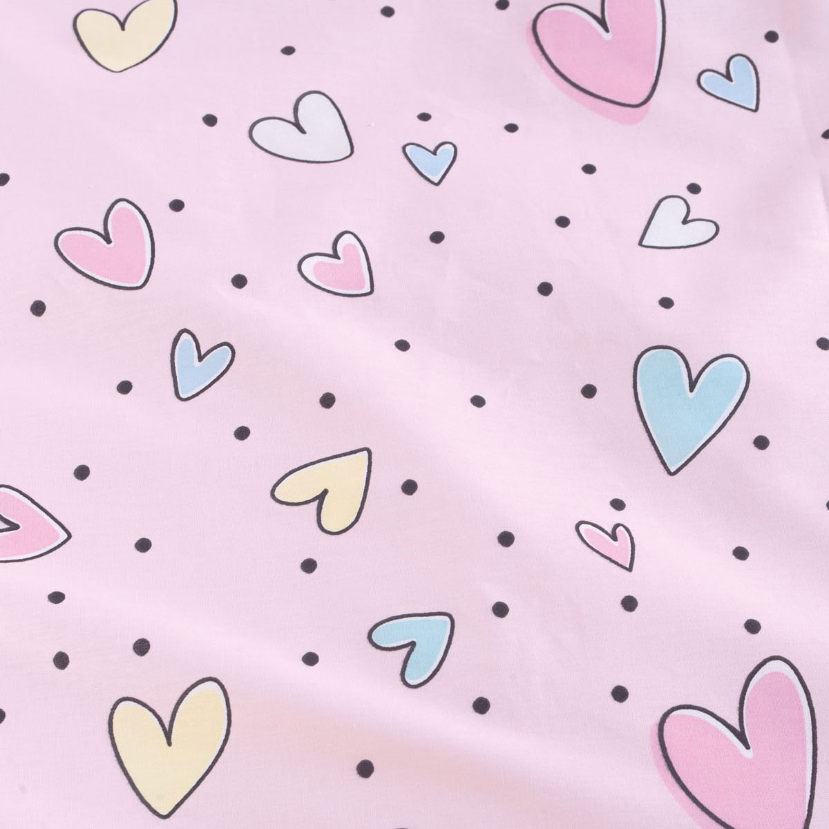 Πάπλωμα Μονό (Σετ 160X240) Rythmos Symbol Pop Hearts Home Παιδικά Λευκά Είδη Παπλώματα Spitishop