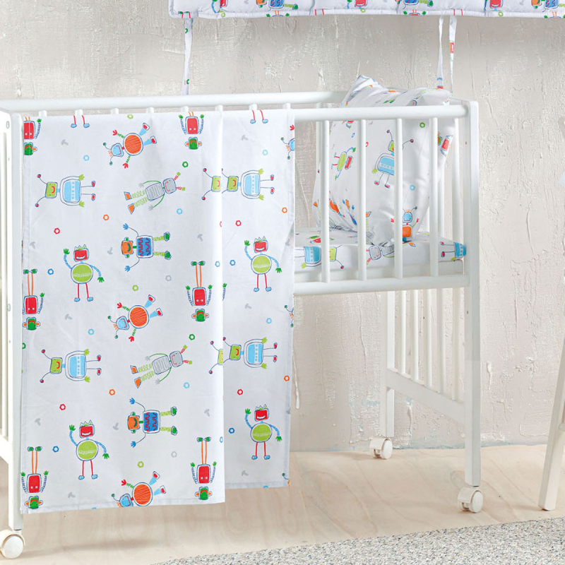 Πάπλωμα Κούνιας (110x150) Rythmos Robot Chat