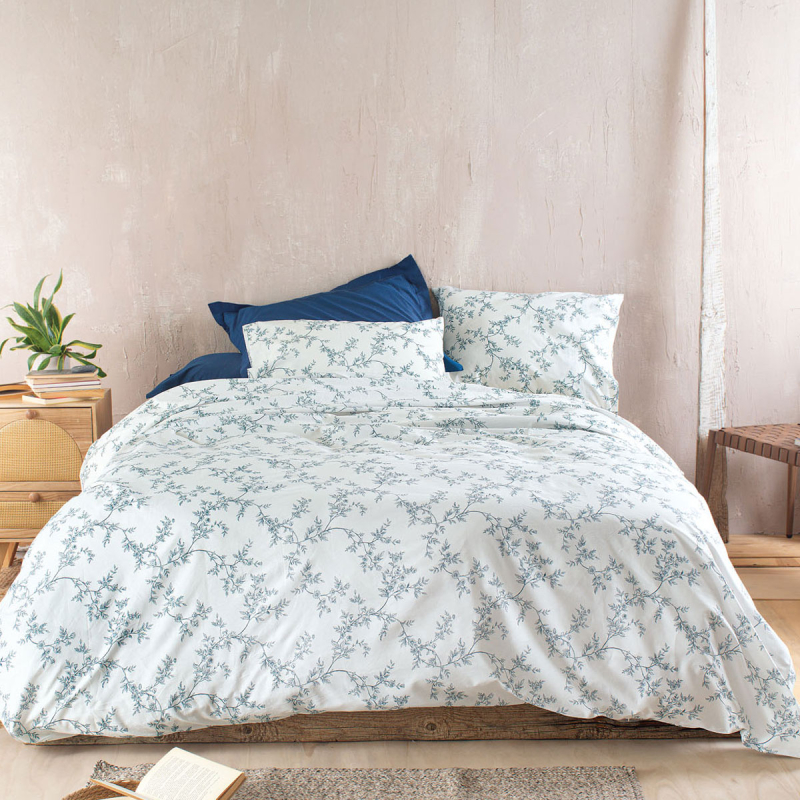 Κουβερλί Υπέρδιπλo (Σετ 220x240) Rythmos Symbol Odet Blue