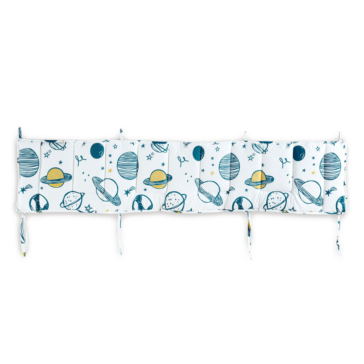 Πάντα Κούνιας (200X43) Rythmos Saturn White Home Βρεφικά Προίκα Μωρού Πάντες Βρεφικές Spitishop