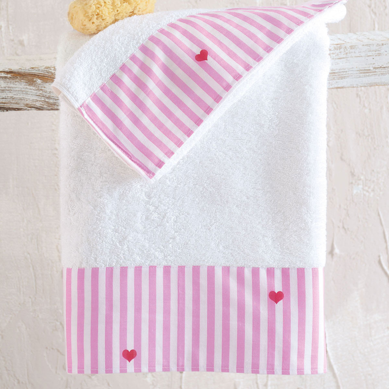 Παιδικές Πετσέτες (Σετ 2τμχ) Rythmos Young Heart 500gsm