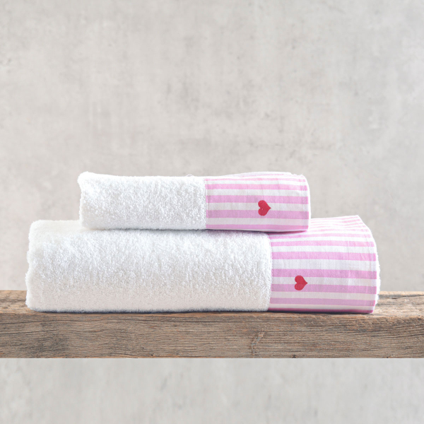 Παιδικές Πετσέτες (Σετ 2τμχ) Rythmos Young Heart 500gsm