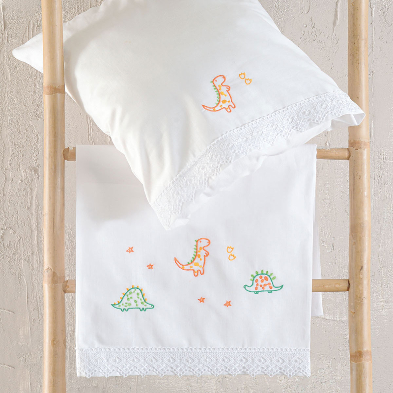 Σεντόνια Κούνιας (Σετ) Rythmos Cool Dinos