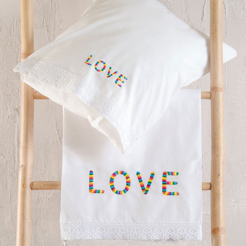 Σεντόνια Κούνιας (Σετ) Rythmos Love