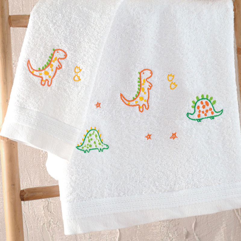 Βρεφικές Πετσέτες (Σετ 2τμχ) Rythmos Cool Dinos