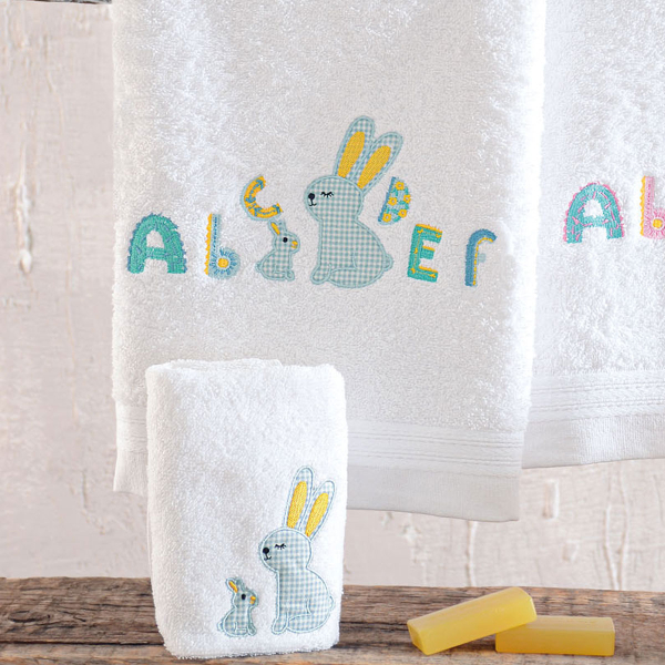 Βρεφικές Πετσέτες (Σετ 2τμχ) Rythmos Miffy Ciel