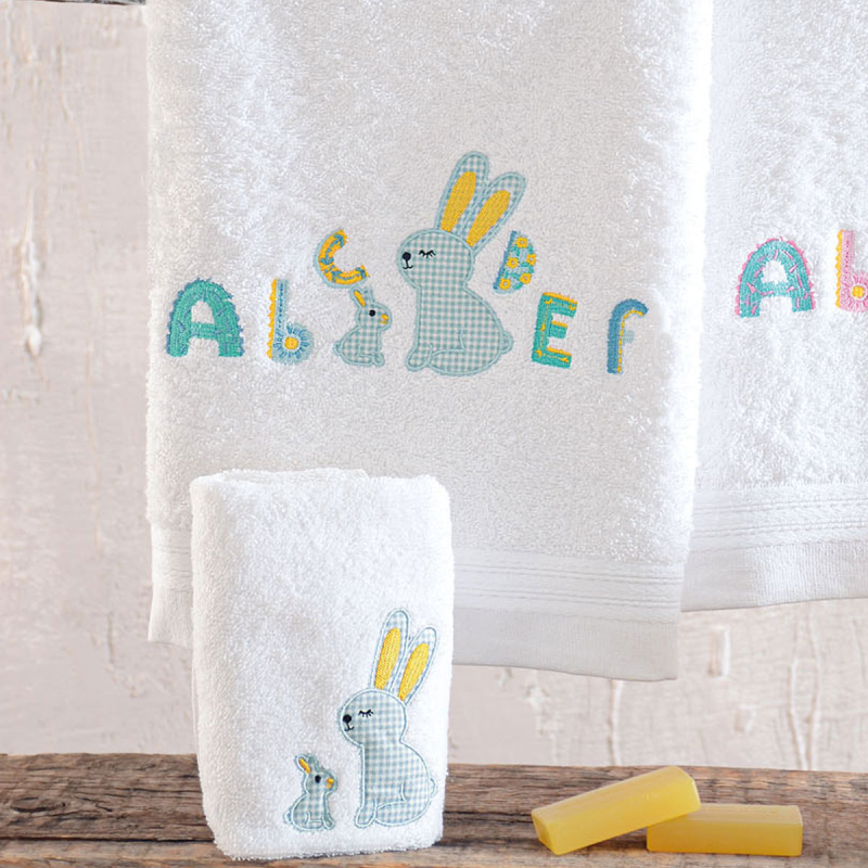 Βρεφικές Πετσέτες (Σετ 2τμχ) Rythmos Miffy Ciel