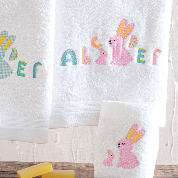 Βρεφικές Πετσέτες (Σετ 2τμχ) Rythmos Miffy Pink