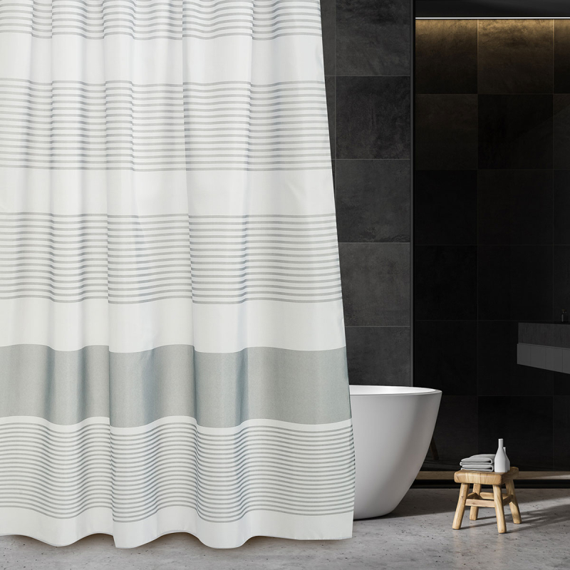 Κουρτίνα Μπάνιου (180x180) Με Κρίκους Whitegg BC121