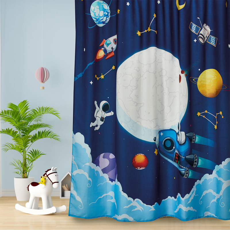 Παιδική Κουρτίνα (260x280) Με Τρέσα Whitegg K0200