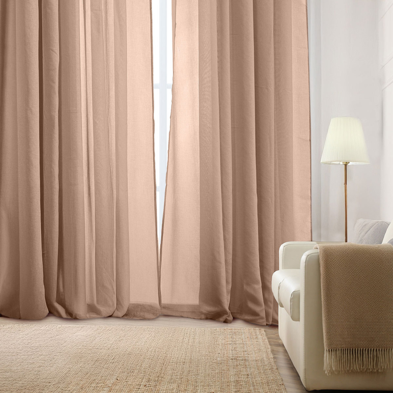 Κουρτίνα (270x280) Με Τρουκς Whitegg K0181-3 Beige