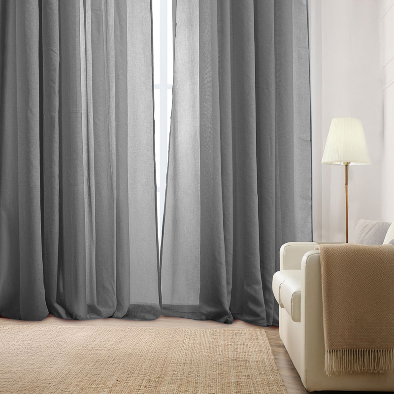 Κουρτίνα (270x280) Με Τρουκς Whitegg K0181-6 Grey