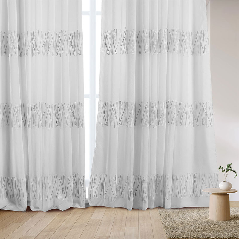 Κουρτίνα (270x280) Με Τρουκς Whitegg K0183-2