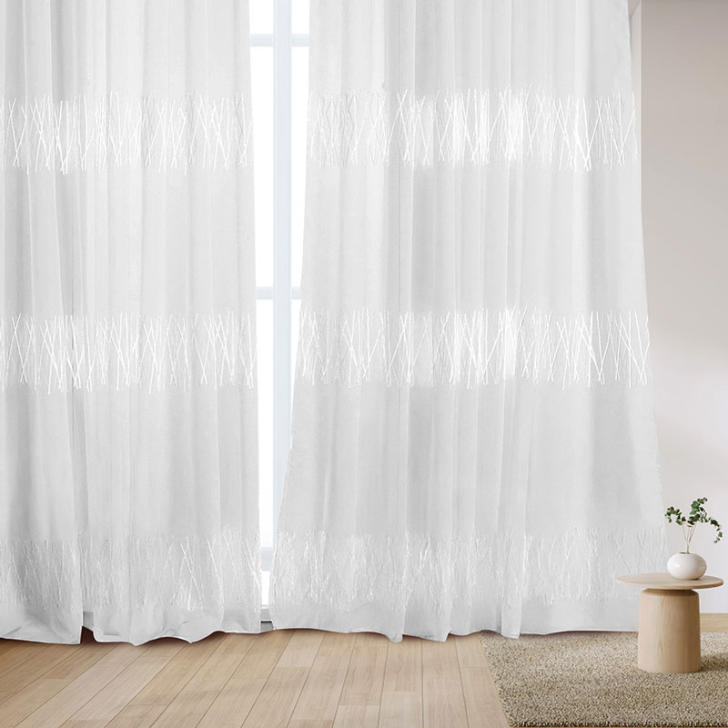 Κουρτίνα (270x280) Με Τρουκς Whitegg K0183-3