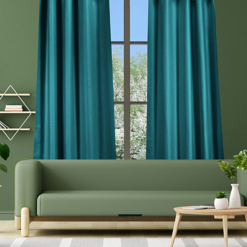 Κουρτίνα (270x280) Με Τρέσα Whitegg K0184-1 Petrol