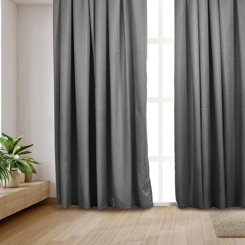 Κουρτίνα (270x280) Με Τρέσα Whitegg K0195-3 Grey