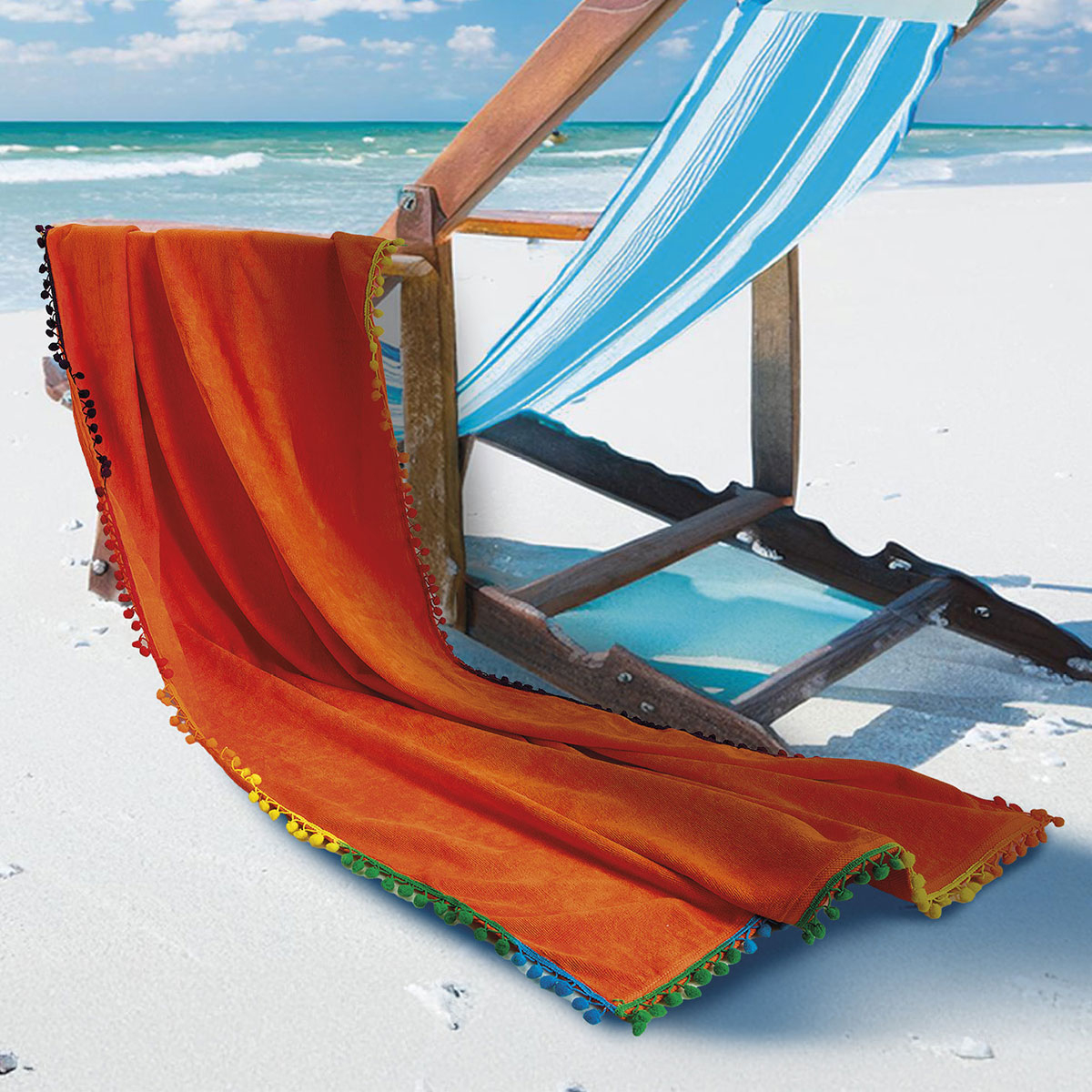 Whitegg Πετσέτα Θαλάσσης (90x160) Whitegg S099-3