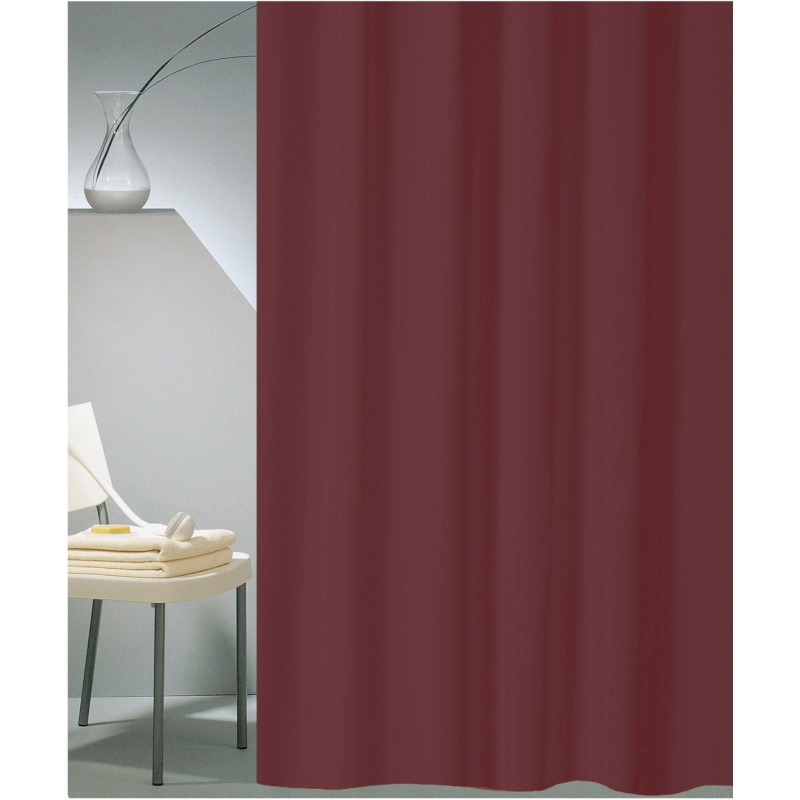 Κουρτίνα Μπάνιου (240x180) Με Κρίκους San Lorentzo Solid Brown