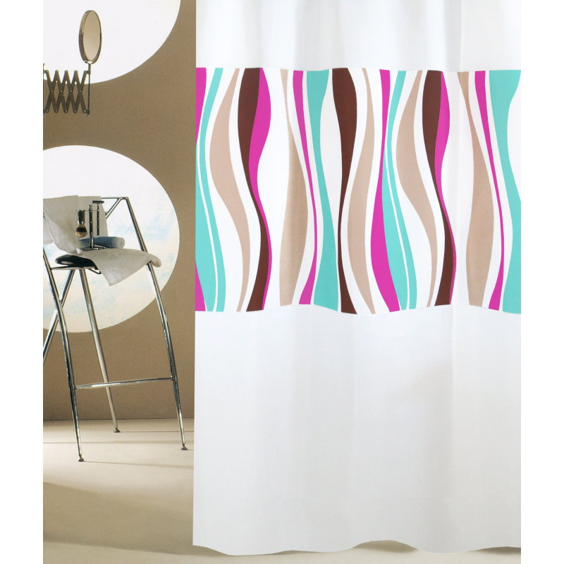 Κουρτίνα Μπάνιου (240x180) Με Κρίκους San Lorentzo